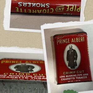 Antique prince Albert collector's find tin